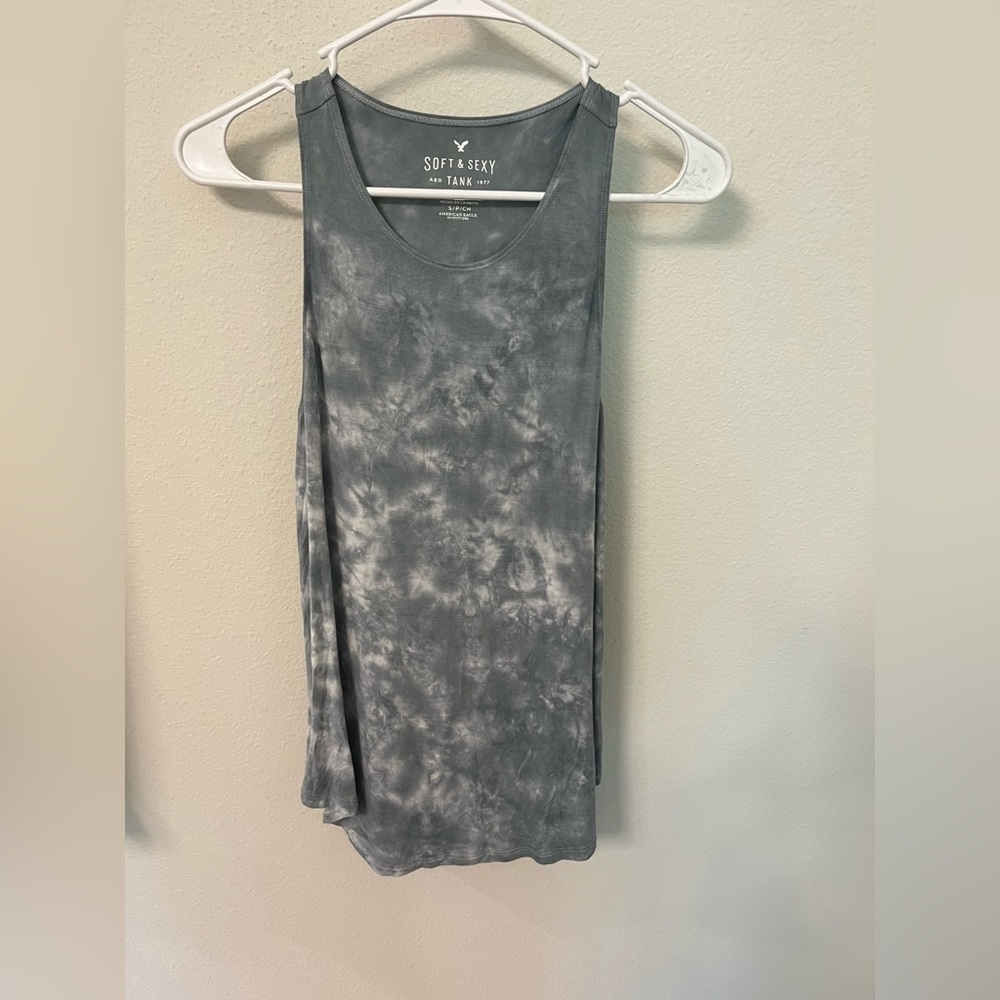 American eagle soft and sexy tie dye tank in size small
